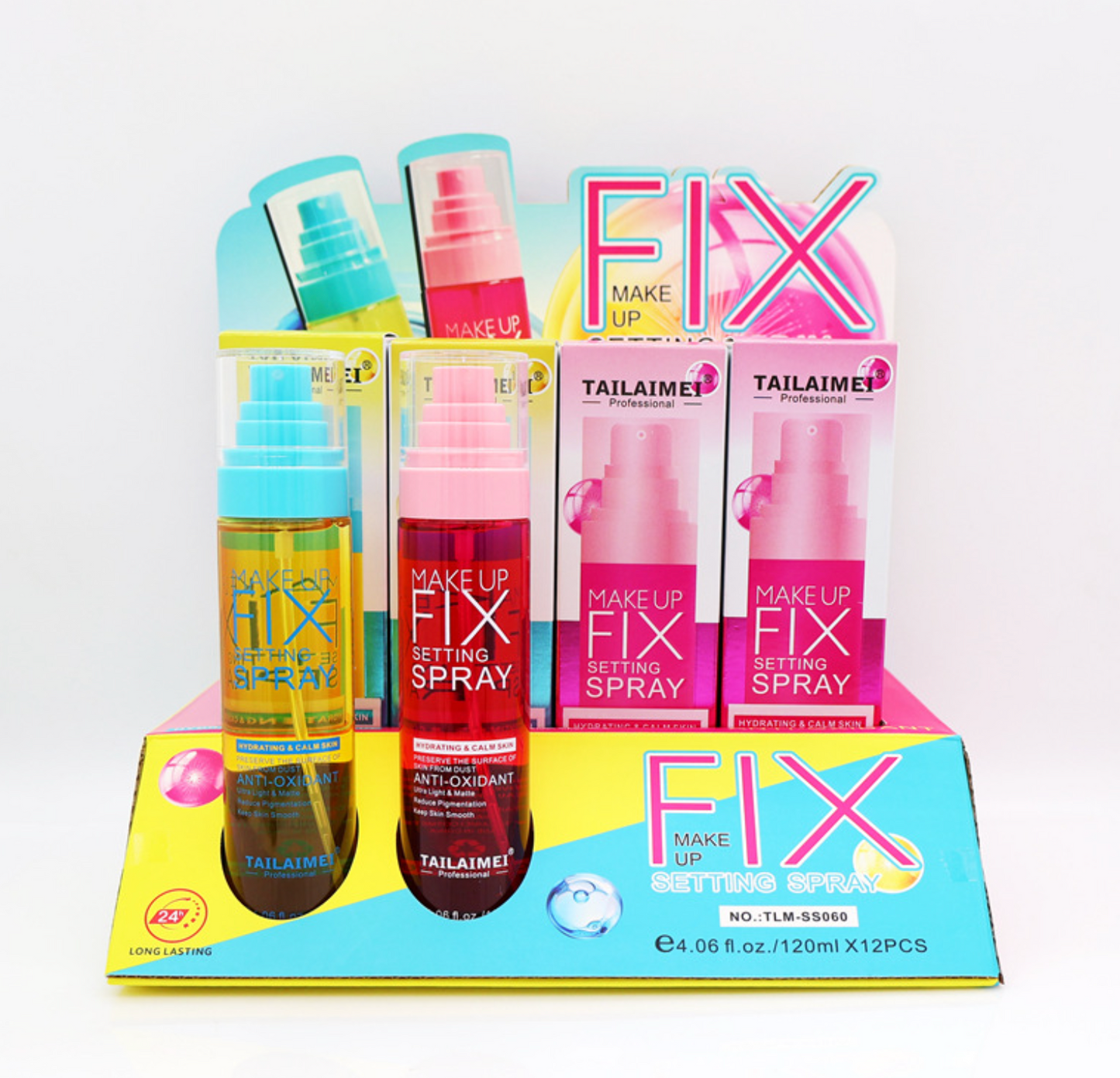 12 PC Makeup setting spray- does not come with testers!