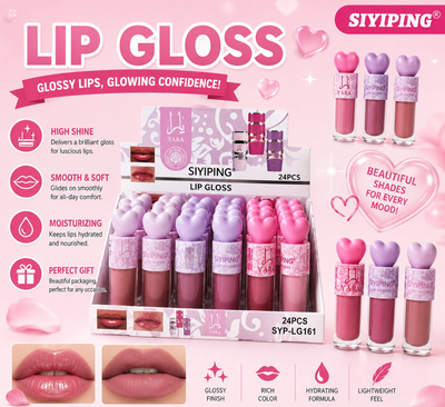 24 PC Lip gloss- smells yummy!