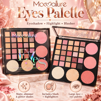 Mocallure All-in-One Eyes, Blush & Highlight Palette