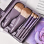 2 PACK! Multifunctional Makeup Brush Mini Set with case and mirror- choose a color