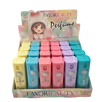 12 PC Perfume Reusable spray bottles  Kitty