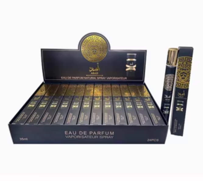 🖤 YARA ASARA Men's 24 PACK TRAVEL SIZED BOTTLES Cologne