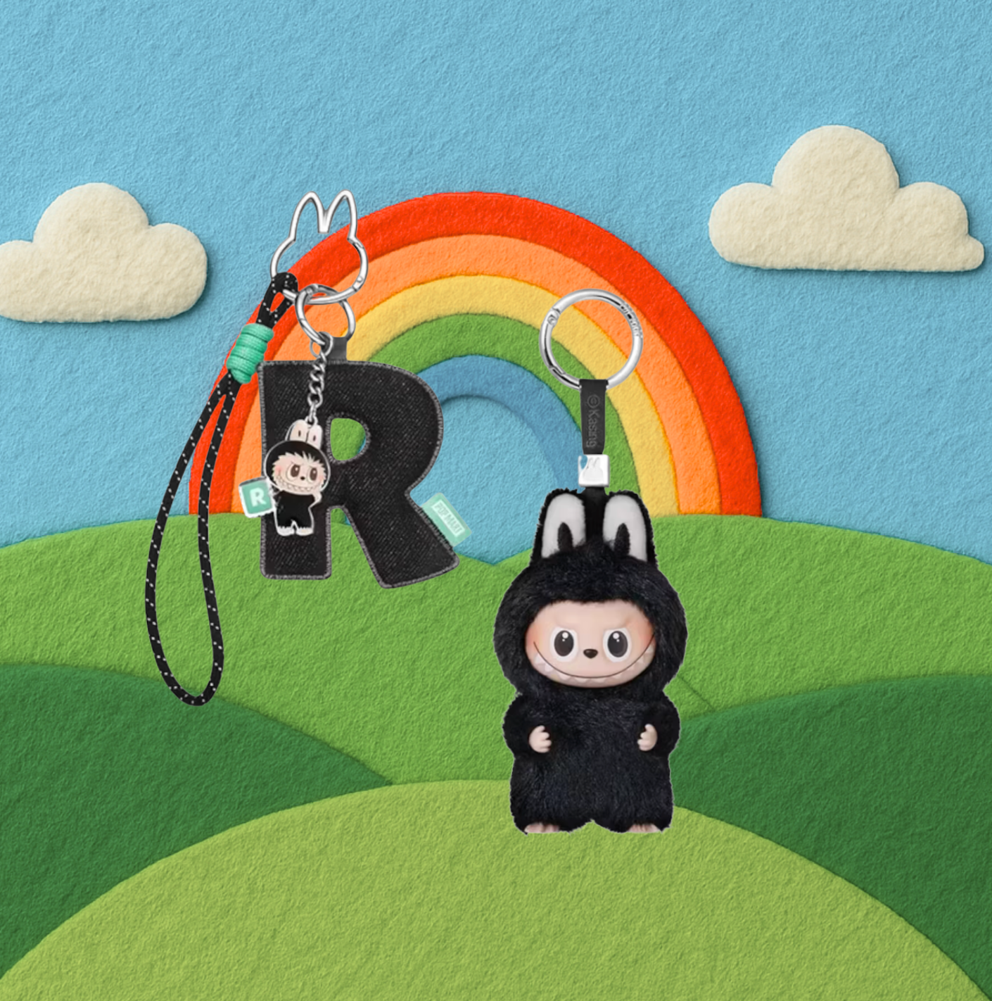 PIN TO LOVE KEYCHAIN AND MONSTER COMBO (BOTH ITEMS INCLUDED)