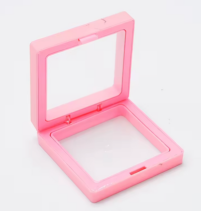 4 PC Valentine Lippies with Reusable 3D Floating Frame Display Box