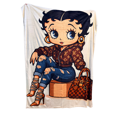 LUXE X-LARGE FLANNEL/POLYESTER BLANKET 150x200