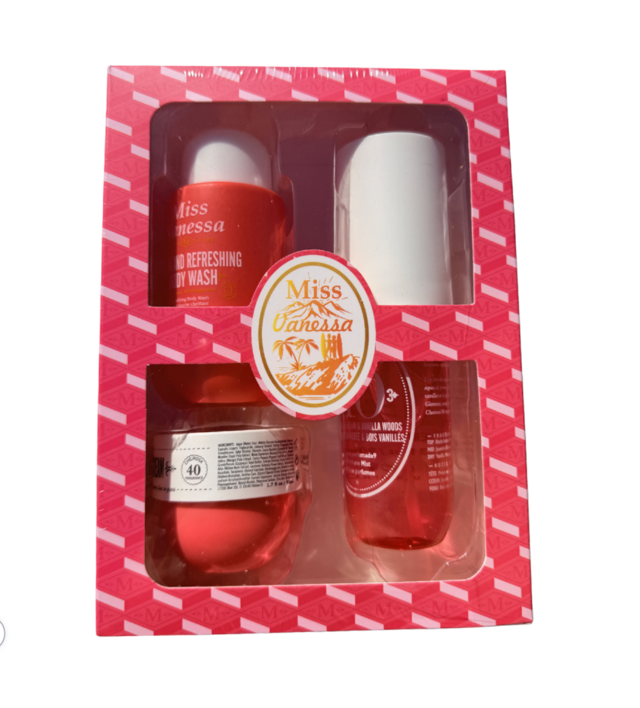 Brazilian inspired Jet Set pack! body wash, body spray,  and body butter