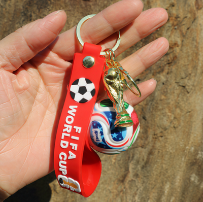 5 PC Keychain soccer