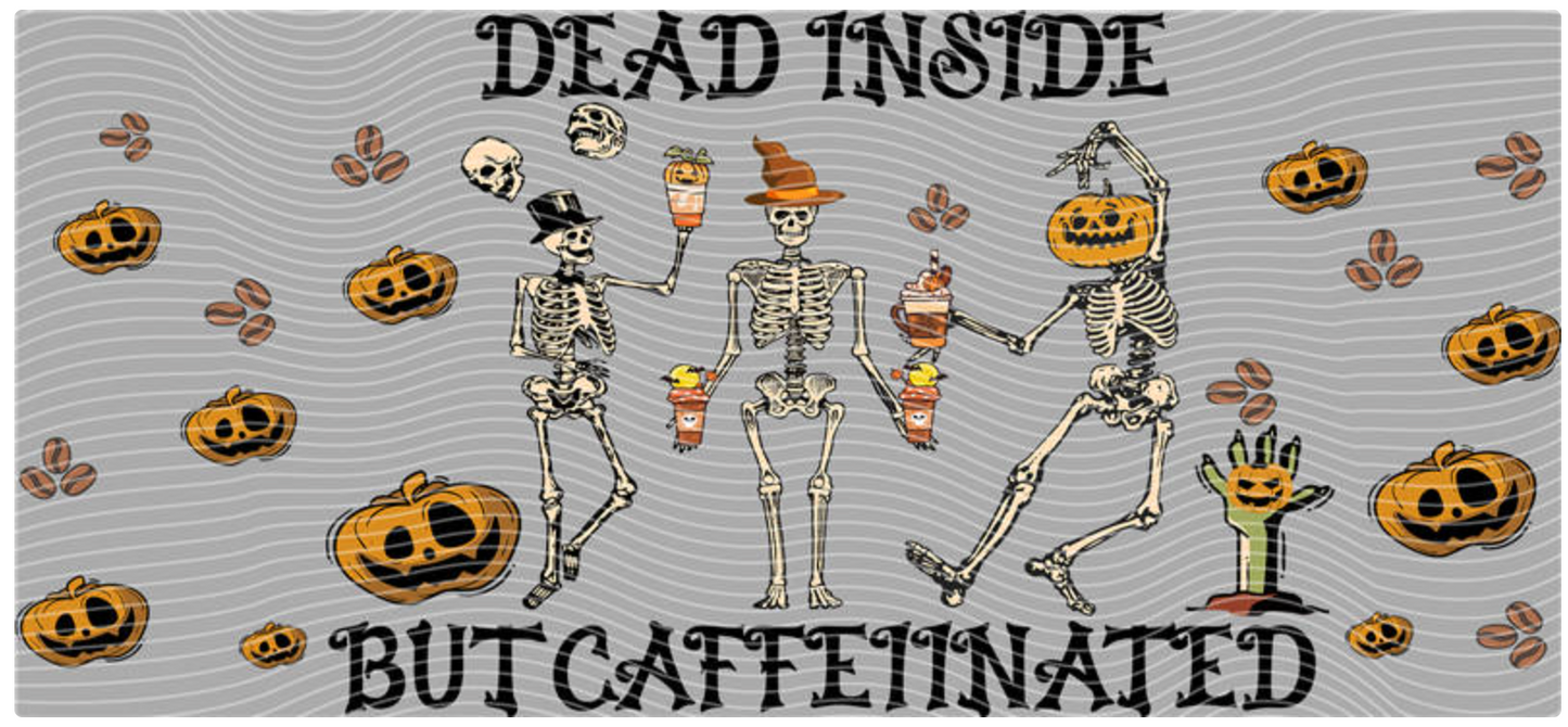 UV DTF 16OZ TRANSFERS - 9.25" x 4.2"- Halloween, books and more!