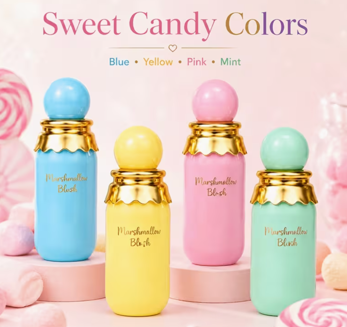 4 PC Marshallow Blush Perfumes