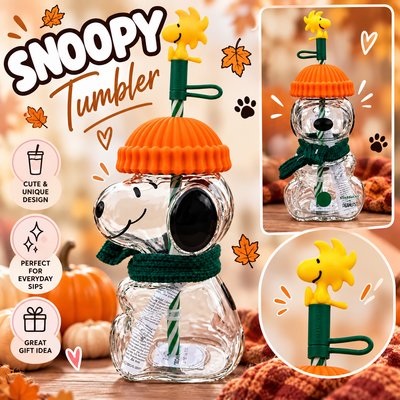 VIRAL CUTE GLASS CUP WITH BOX AND TOPPER