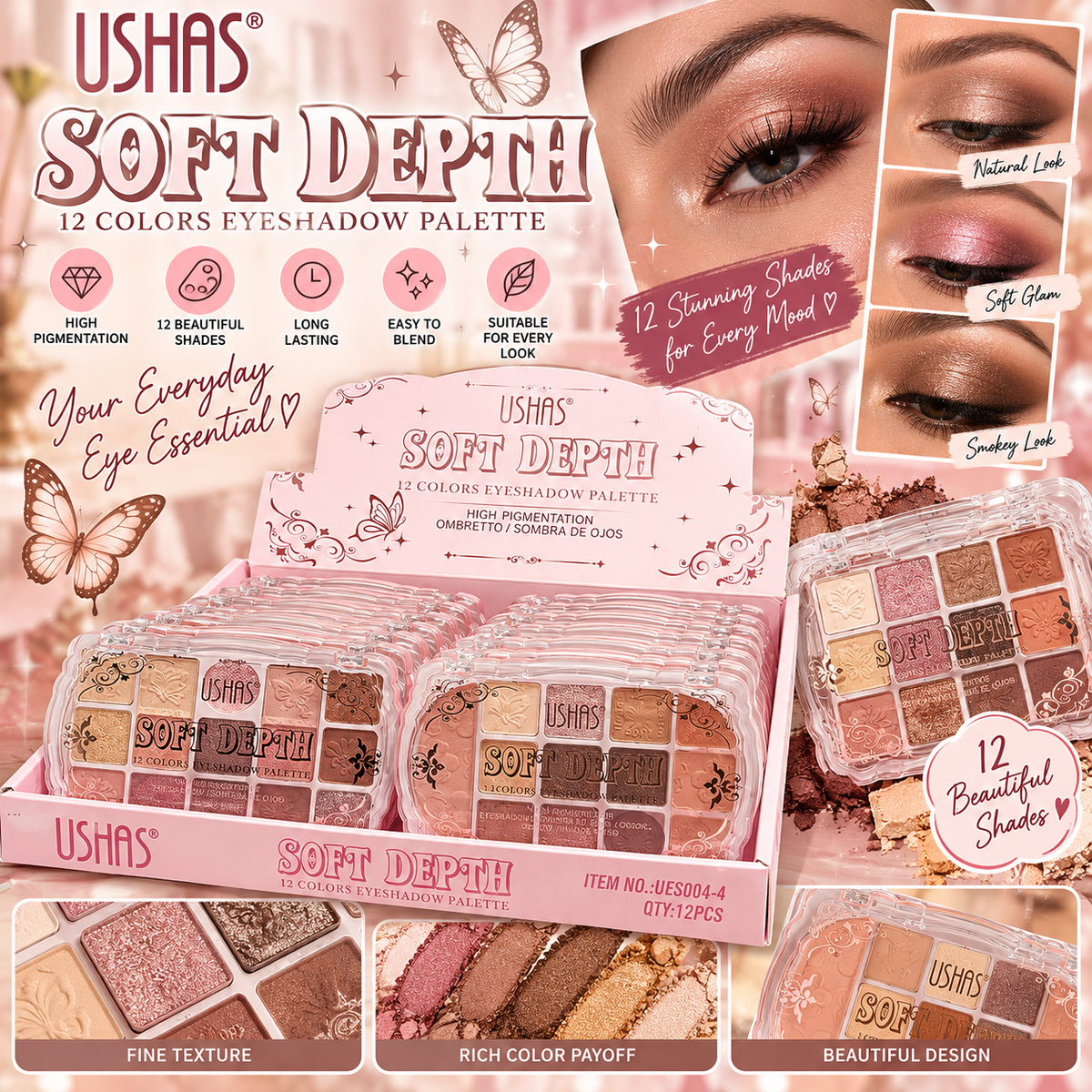 24 PC Eyeshadow Palettes