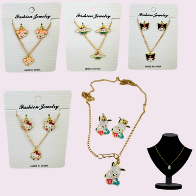 6 PC Necklace and Earring Set