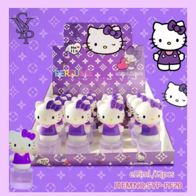 Kitty 12 Pack Box Perfume- Purple (Musk Clean Scent)