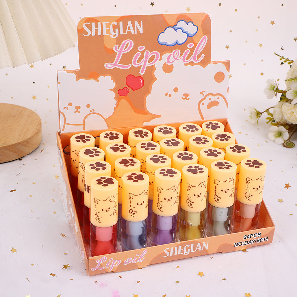 24 PC Lip Gloss Kitty cat