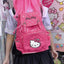 Kitty PU Leather Backpack Knapsack 33x26 cm