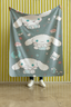 Kitty Full Size Blankets- Fleece Material- 59 x 78 Inches