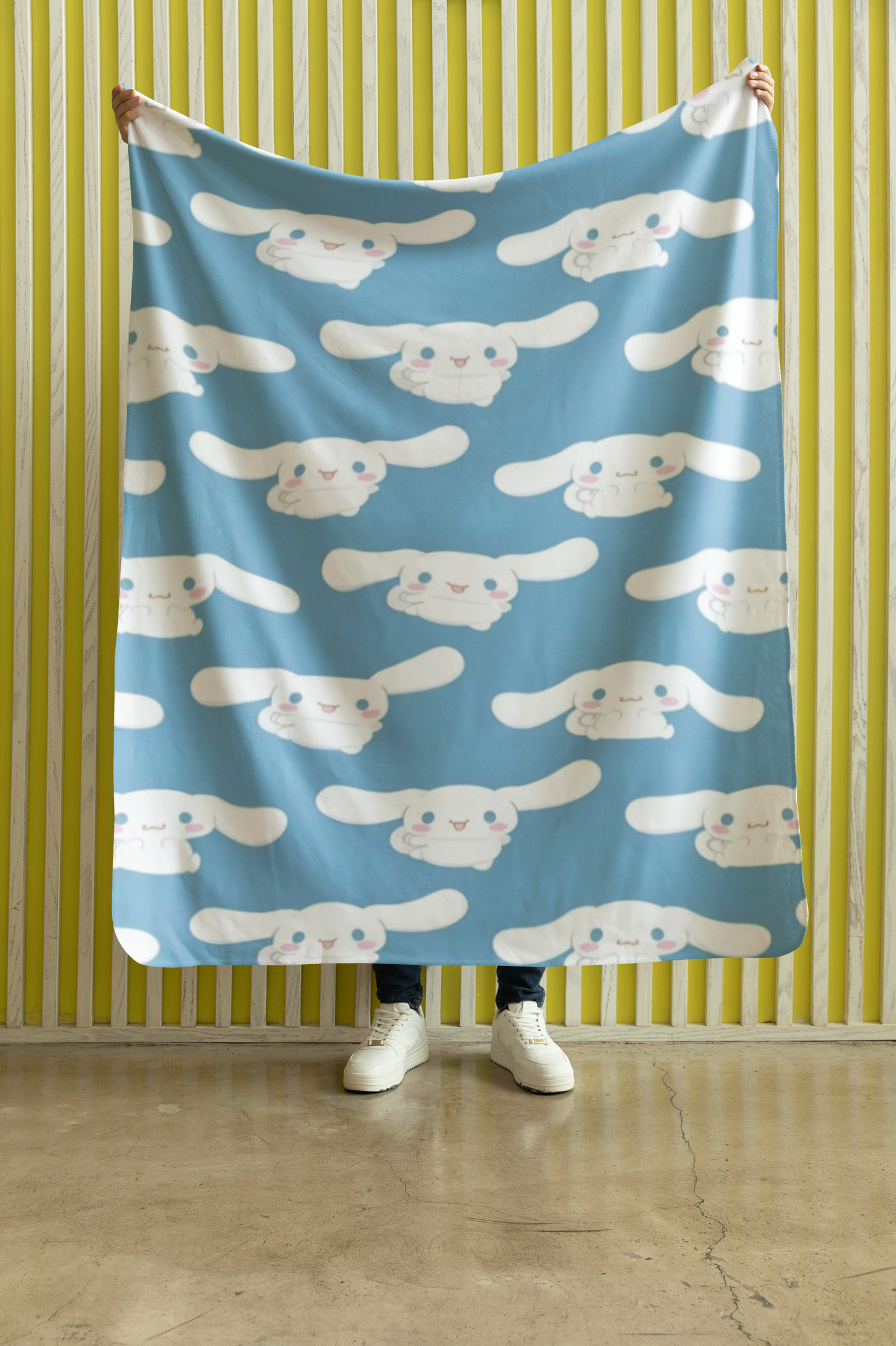 Kitty Full Size Blankets- Fleece Material- 59 x 78 Inches